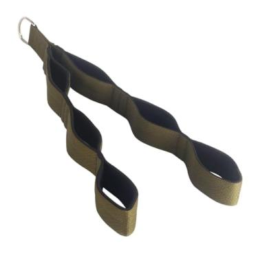 Imagem de oshhni Tricep corda Cabo fixação alça TRIDEP PULL Down Acipação Maior amplitude de movimentação Grip para flexões de ginástica em casa, Verde