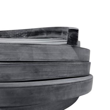 Imagem de Borracha Perfil Esponjoso Vedação 40x25mm Macio - 5 Metros Borrachas londrina