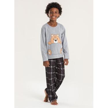 Imagem de Pijama Infantil Menino Longo Urso - Molekada, 4