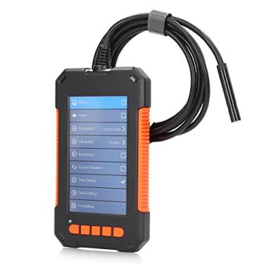 Imagem de Borescópio Digital, Câmera de Inspeção de 1080p 4.3in IPS Screen 8mm Lente Com 8 Luzes LED, IP67 à Prova D'água para Manutenção Automotiva (Eacamegomdg7u18-13)