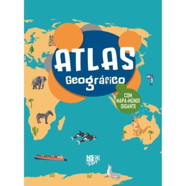Imagem de ATLAS GEOGRÁFICO: Bandeiras dos países e estados do Brasil - Acompanha Megapôster do Mapa-Múndi