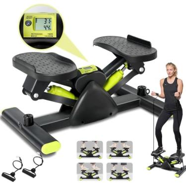 Imagem de Simulador de Caminhada, Stepper, Simulador Caminhada, Simulador de Escada, Mini Stepper 3 em 1 com Corda Simulador de Caminhada, Mini Stepper Simulador de Caminhada com Monitor em Lcd