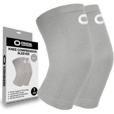 Imagem de Compressão crucial da joelheira para dor no joelho (1 par) - Crucial C