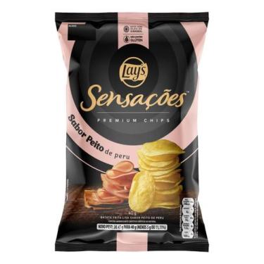 Imagem de Kit c/ 4 Batata Frita Lisa Lay's Sensacoes 40g Premium sem