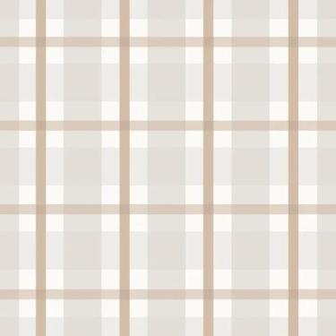 Imagem de Papel de Parede Vinílico Xadrez quadros cinza claro e marrom revoada 4