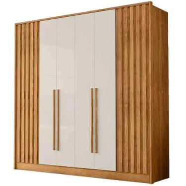 Imagem de Guarda Roupa Navegantes Casal 6 Portas 6 Gavetas Rud Rack Cor Cedro Ar