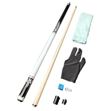 Imagem de CQBXRD Taco De Sinuca Profissional - 1/2 Barra De Bilhar Em Madeira De Maple Canadense, Comprimento 147cm (58in) (B Tacos de bilhar e acessórios, 10.5mm)