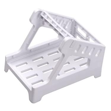 Imagem de Rolo de Rótulo, 2 Em 1 Pacote de Remessa de Fãs Pacote para Rolos, Suporte de Etiqueta Térmica Fácil de Montar Com Aplicação Ampla, 7 * 3,9 Polegadas, Adequada para a Impressora