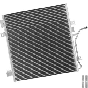 Imagem de Condensador de ar condicionado compatível com Dodge Nitro 2007-2011 e Jeep Liberty 2008-2012, 3.7L 4.0L # 3664, 3683, 940461, 68003971AA, 68003971AC, 68003971AB, 68003971AB, 68003971AB, 68003971AB