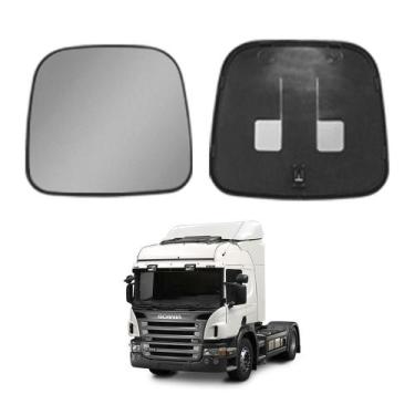 Imagem de Base c Vidro Retrovisor Auxiliar p SC S5 P310/P340 Convexo - Fabbof