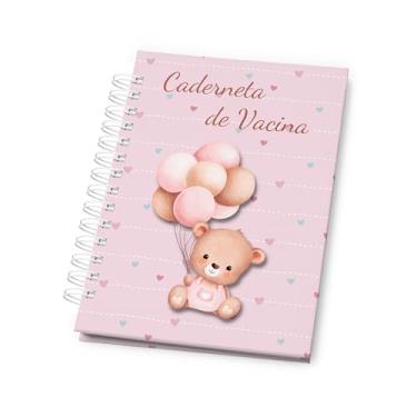 Imagem de Caderneta de Vacinação do Bebê Atualizada – Modelo SUS com Capa Dura para Menina – Registro de Vacinas, Saúde e Crescimento Infantil – Tema Ursinha Coração