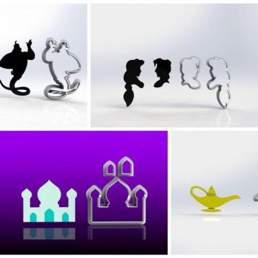 Imagem de Cortador Kit Aladdin Tamanho 5cm