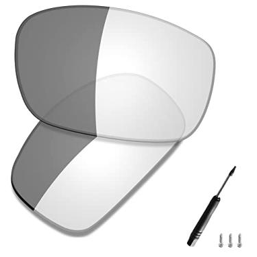 Imagem de SAUCER Lentes de reposição premium e kits de borracha para óculos de sol Oakley X Squared OO6011 de alta defesa - Ativação fotocromática