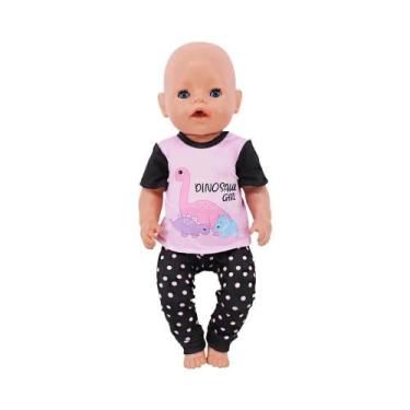 Imagem de Roupas De Boneca De Pelúcia Preta, Capa De Chuva Para Boneca De 43cm, 