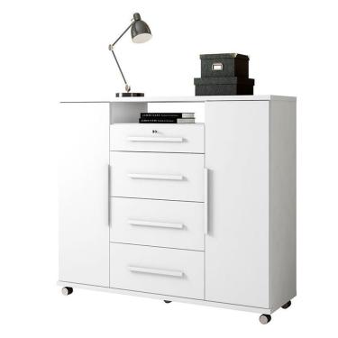 Imagem de Cômoda Sapateira Versátil Branco – Zanzini