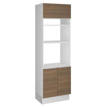 Imagem de Torre Quente Stella 3 Portas Branco/rustic Madesa