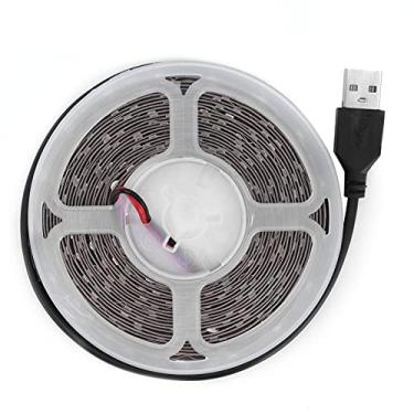 Imagem de Fafeicy Faixa de Luz Leve USB 5m Luzes de Fita LED Brancas 2835 Minchações IP44 Impermeável para o Quarto Decoração do Carro de Computador de TV