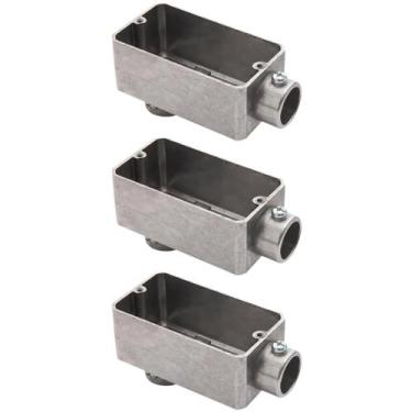 Imagem de 3 Condulete 3/4 Tipo Lb Alumínio S/rosca S/placa Sieg