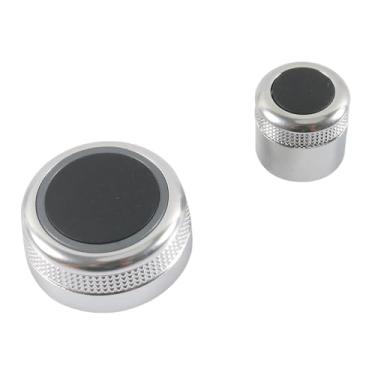 Imagem de Generic 2x 4F0919070 Botão de controle de volume multimídia, substituição, peças de reparo, botões de controle de rádio profissionais fáceis de instalar