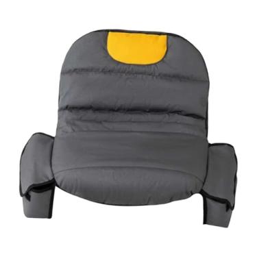 Imagem de Generic Capa protetora de assento para cortador de grama, antiderrapante, respirável, tiras elásticas, à prova d'água, capa de almofada para trator de, Cinza Escuro