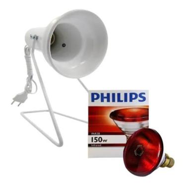 Imagem de Kit Fisioterapia Lamp. Philips 150w + Suporte Infra 220V, 220V