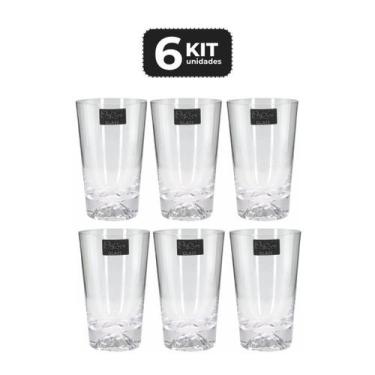 Imagem de Kit 6 copo longo de vidro para drink 340 ml - Chef Line