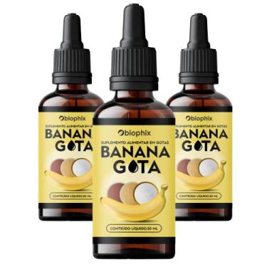 Imagem de 3x Banana Gota Original 30ml - Rápida Absorção - Oficial