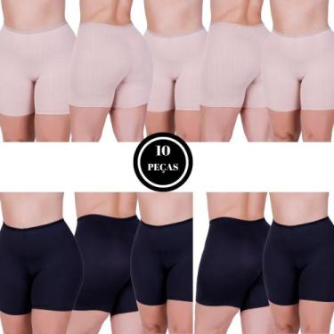 Imagem de Kit 10 Short Segunda Pele Modelador -c1 KIT 10 ANÁGUA - BELLA DA SERRA