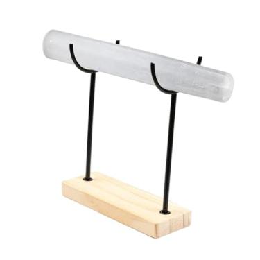 Imagem de YIJU Suporte para pulseira de selenita, organizador e porta-joias multifuncional, destacável, para elásticos de cabelo, L