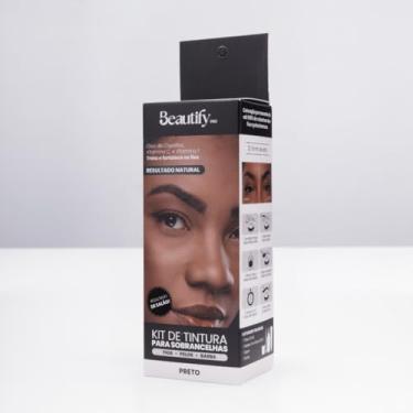 Imagem de Lançamento Kit Tintura para Sobrancelha e Cílios 10ml com Oxidante Beautify (Preto)