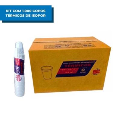 Imagem de Copo Térmico Isopor Ultra Bebidas Quentes Café Chocolate Vinho Chá Que
