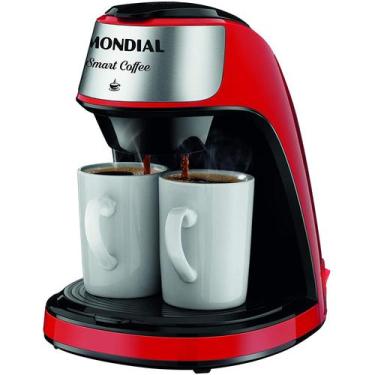 Imagem de Cafeteira Elétrica Mondial Smart Coffee C-42-2X-RI Vermelho 110V, 110V