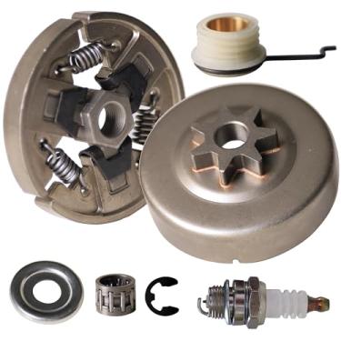 Imagem de Tambor de embreagem de roda dentada 3/20.3 cm 7T arruela de rolamento de agulha E-Clip engrenagem sem-fim para Stihl MS290 MS310 MS390 029 039 motosserra 1125 160 2002, 1125 640 2000