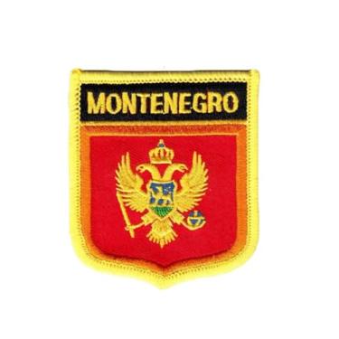 Imagem de Ruoming 1 PÇ Patch de bandeira do Montenegro com ferro ou costurado bordado tático militar nacional Montenegro (Montenegro)