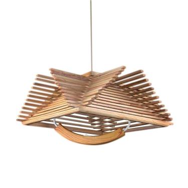 Imagem de Pendente Treviso Capri Madeira - Md96842A-1