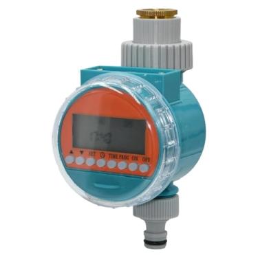 Imagem de BYYINGSUS Garden Solar Bateria Temporizador de irrigação por gotejamento Irrigação por gotejamento Estufa Eletrônico A-utomatic Irrigator Controller System (Impermeável Chuva-a)