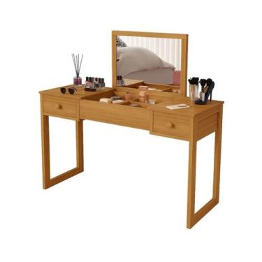 Imagem de Penteadeira Camarim Em MDF Com Espelho Quarto Moderno Luxo - Casa Roma