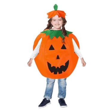 Imagem de Fantasia Abóbora Infantil Divertida Halloween com Chapéu - Sulamerican
