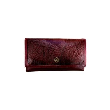 Imagem de Carteira Feminina Grande Couro Mariart 113 Vermelho