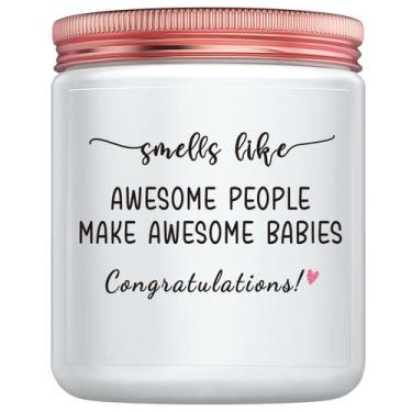 Imagem de Vela perfumada MOTVZC New Mom New Dad New Parents Gift