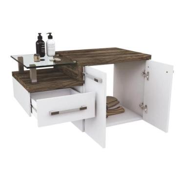 Imagem de Gabinete Armario para Banheiro Legno 830 (Somente Balcao) - Metalig, B