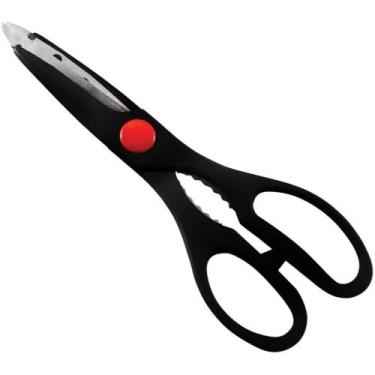 Imagem de Tesoura Multiuso 21CM. Preta (7898452496815) - Yangzi