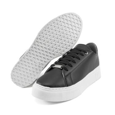 Imagem de Tênis Connet Femme Plataforma Feminino - Connect Femme, Preto, 39