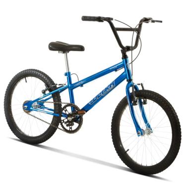 Imagem de Bicicleta de Passeio Ultra Bikes Esporte Chrome Line Aro 20 Reforçada Freio V-Brake Infantil Juvenil Blue Azul, BMF20-01BL