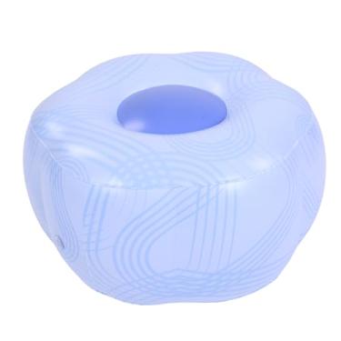 Imagem de Asixxsix Descanso para Os Pés Inflável, Banco Inflável de PVC Portátil Com Design à Prova de água, Travesseiro Leve para Os Pés de Viagem para Acampamento Em Casa No Escritório