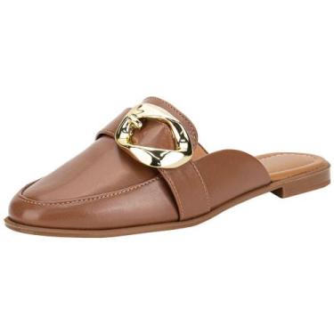 Imagem de Sapato feminino mule vizzano 1376120, Caramelo, 37
