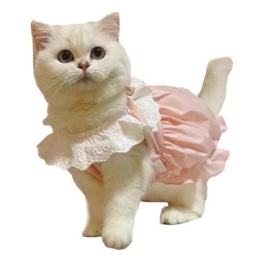 Imagem de Vestido para animais de estimação, fofo, fino, confortável, respirável, gato, maltês, para primavera, verão (PP)