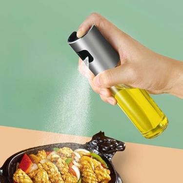 Imagem de Borrifador Spray Galheteiro Para Azeite e Óleos Vidro Cozinha Dosagem Precisa