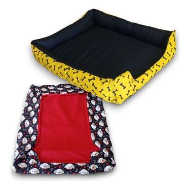 Imagem de Cama De Cachorro Cama Para Pets Grandes+capa Extra 70x80cm - VL Enxova