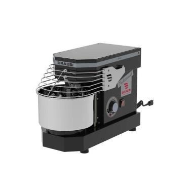 Imagem de Amassadeira Espiral 3 kg 10 Velocidades Aes-03 Preta Bivolt - Braesi